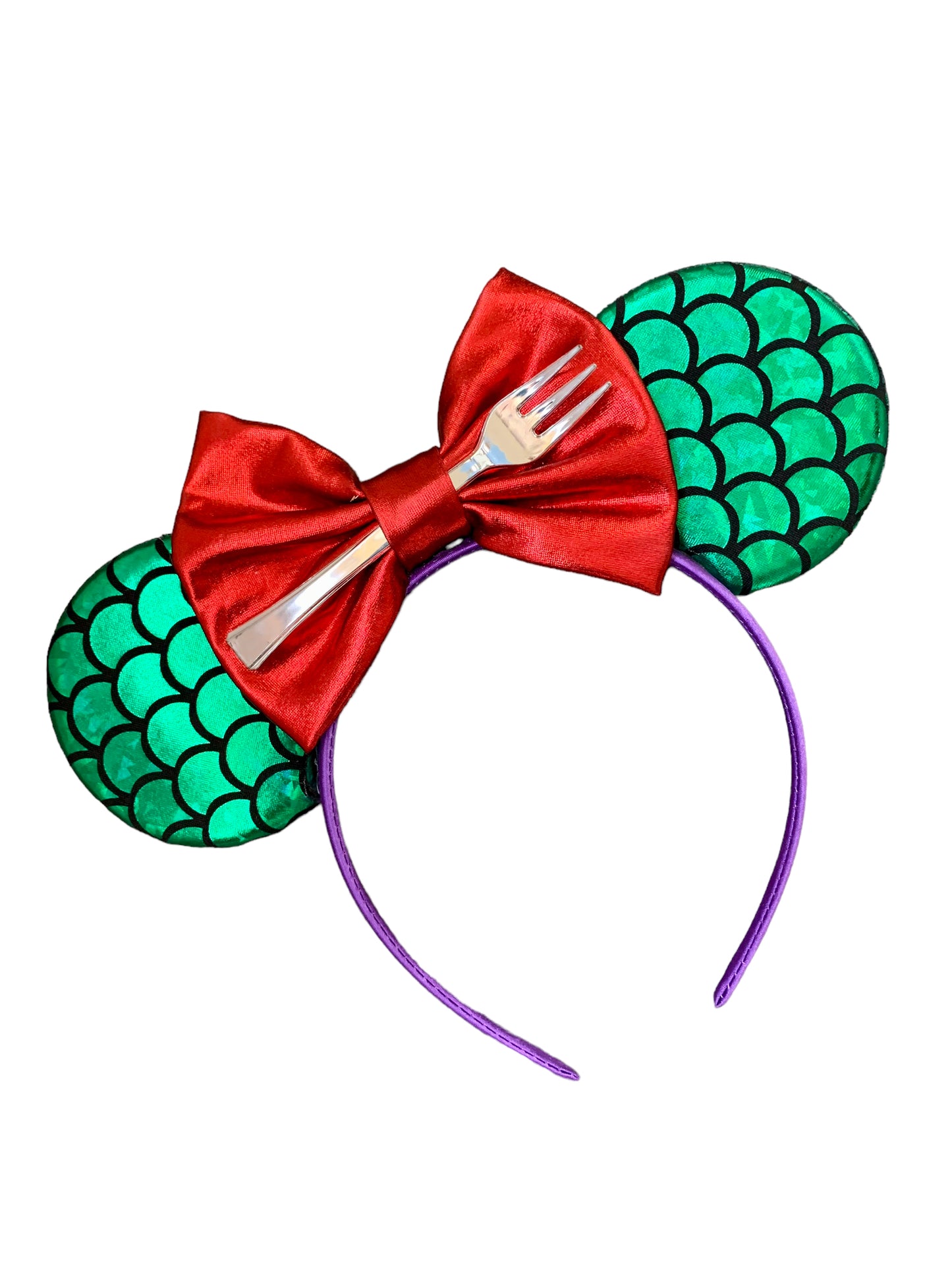 *Green Mermaid Mouse Ear Headband