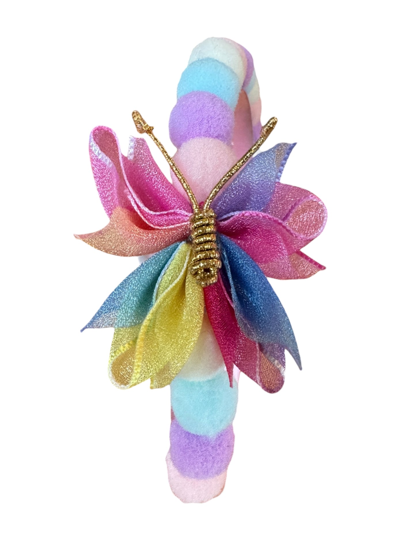 Pastel Butterfly Headband | Tulle Butterfly Satin Headband for Girls, Teens & Adults