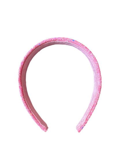 Thick Glitter Headbands - Sparkly Headbands for Girls & Women (One Size)