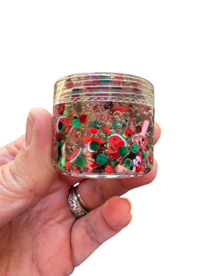 Watermelon Glitter Hair & Body Gel | Sparkle Glitter Gel for Kids & Teens