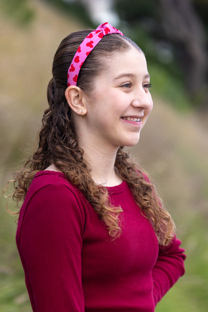 Pink & Red Valentine's Day Mouse Headbands