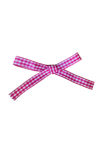 Gingham Mini Hair Bows & Headbands for Kids – Everyday Bow in 10 Colors