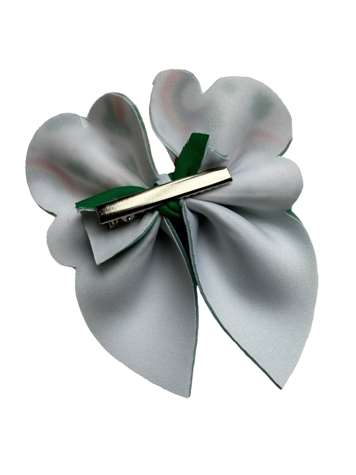 *Rainbow Shamrock Bubble Hair Bow