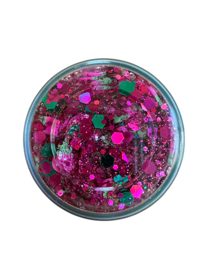 Hot Pink Strawberry Glitter Hair & Body Gel | Sparkle Glitter Gel for Kids & Teens