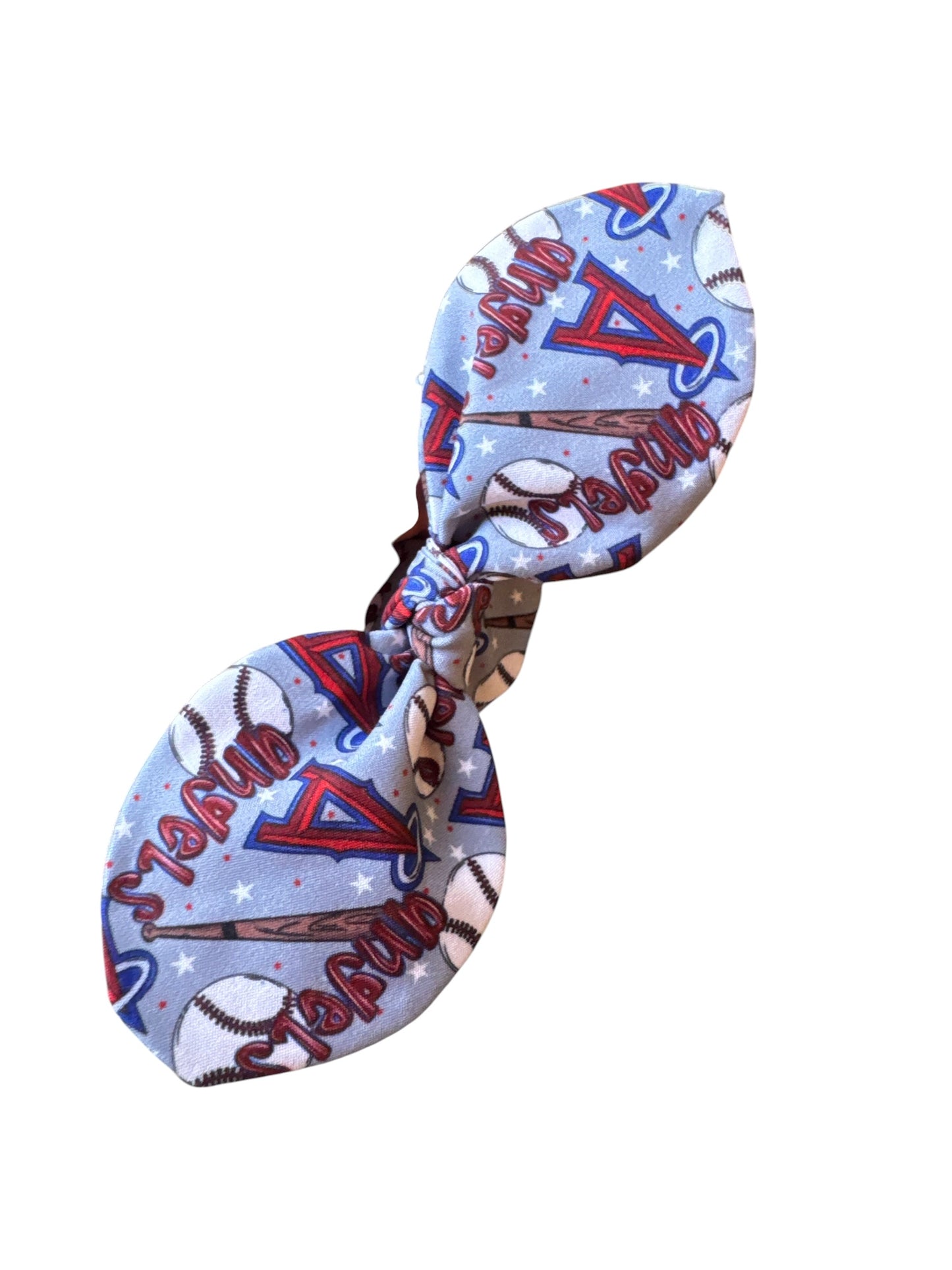 Angel Baseball Scrunchies | Premium Sports Hair Ties for Girls
