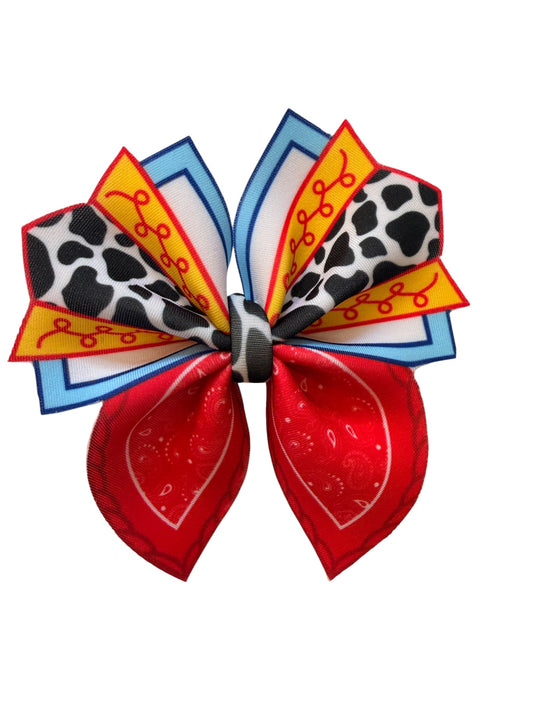 Toys Bubble Bow for Girls – Movie-Inspired Alligator Clip Hair Accessory