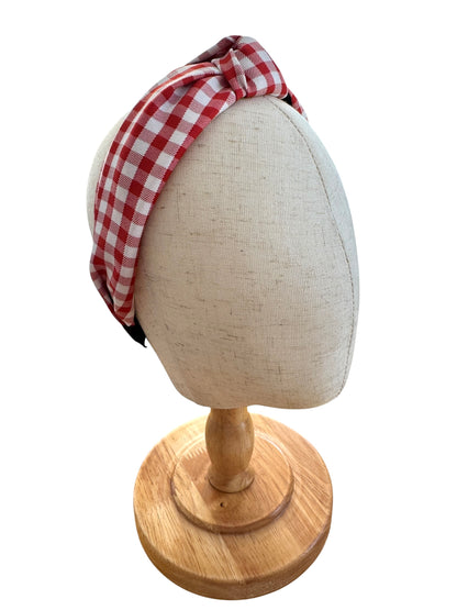 Gingham Headbands| Knotted Headband for Kids & Adults