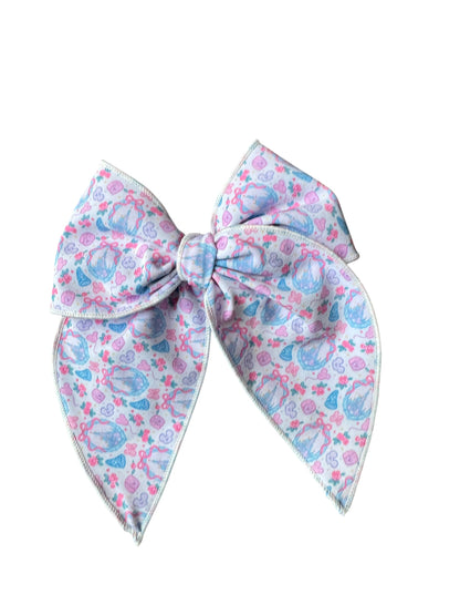 Pink Castle Coquette Hair Bows for Girls