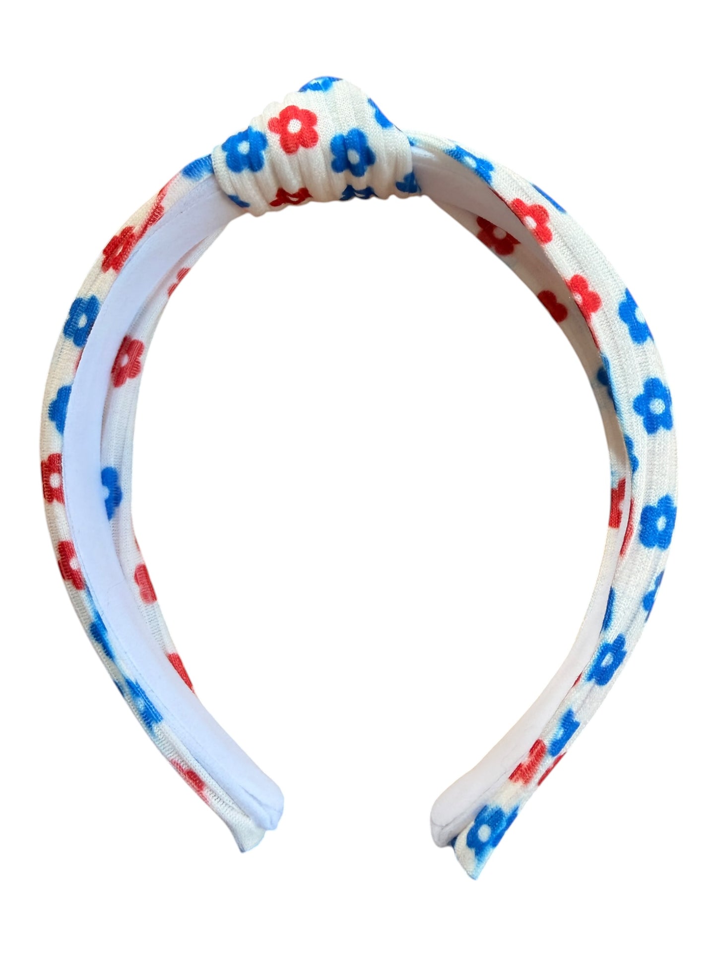 4th of July Flowers Headband – Patriotic Hair Accessory for Girls & Women