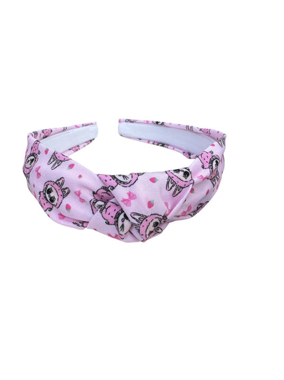 Pink Labu bu Knotted Headband for Little Girls