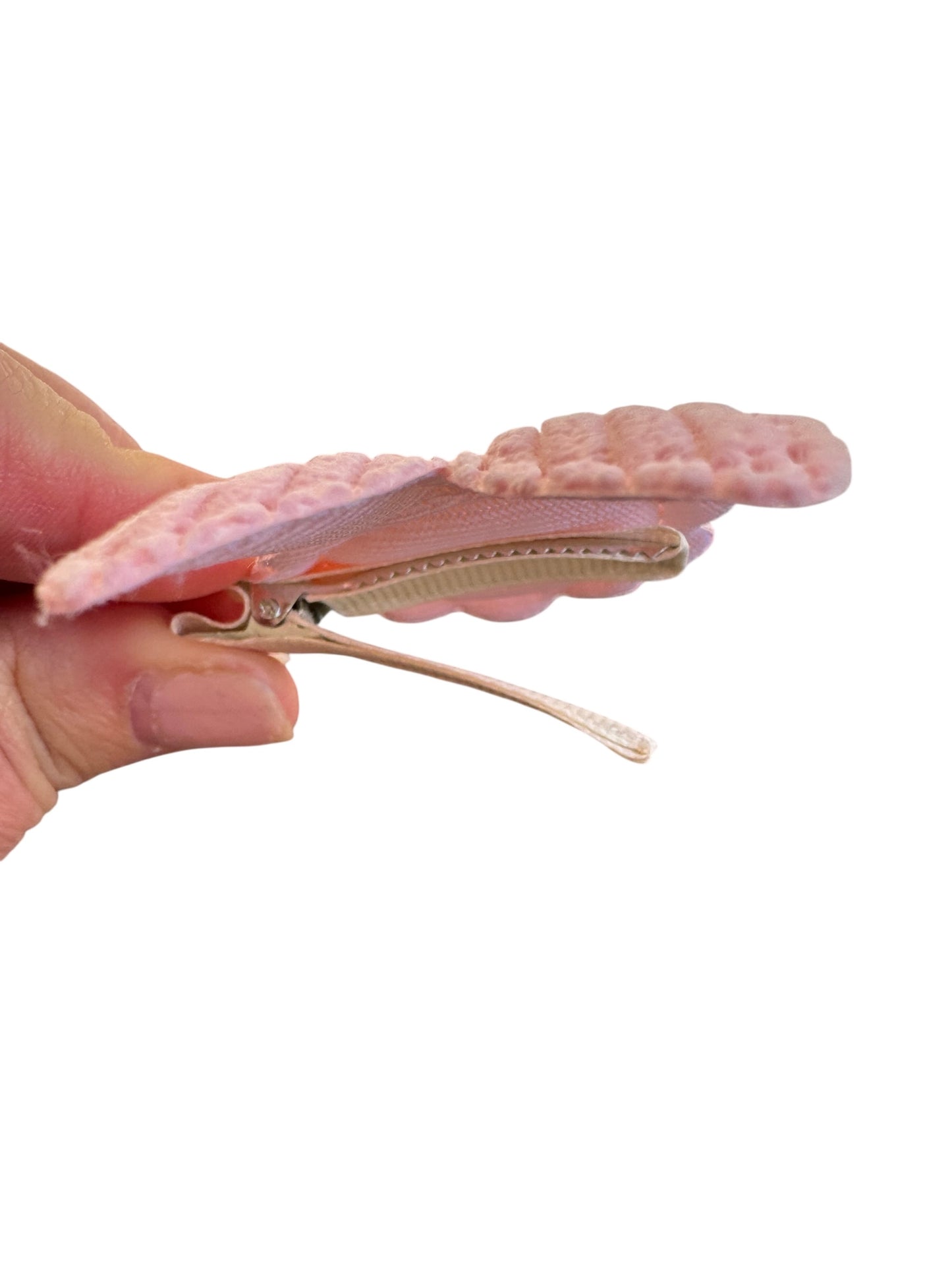 Bunny Hair Clips for Girls - Easter Corduroy Alligator Clips