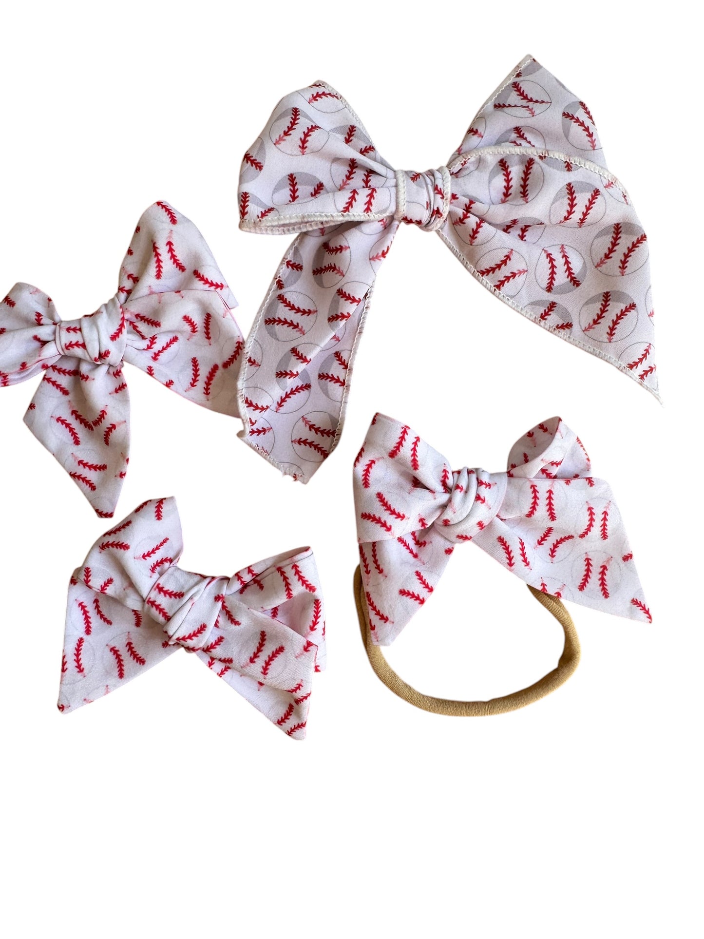 Baseball Hair Bows for Girls - Kids Baseball Headbands & Hair Accessories