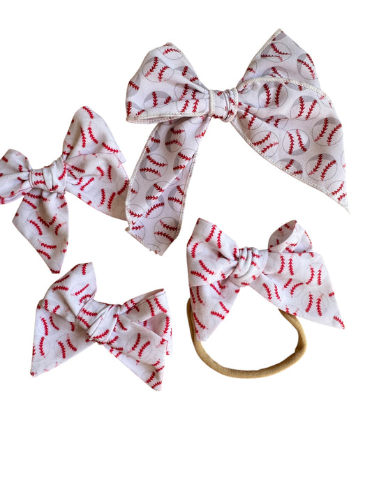 Baseball Hair Bows for Girls - Kids Baseball Headbands & Hair Accessories