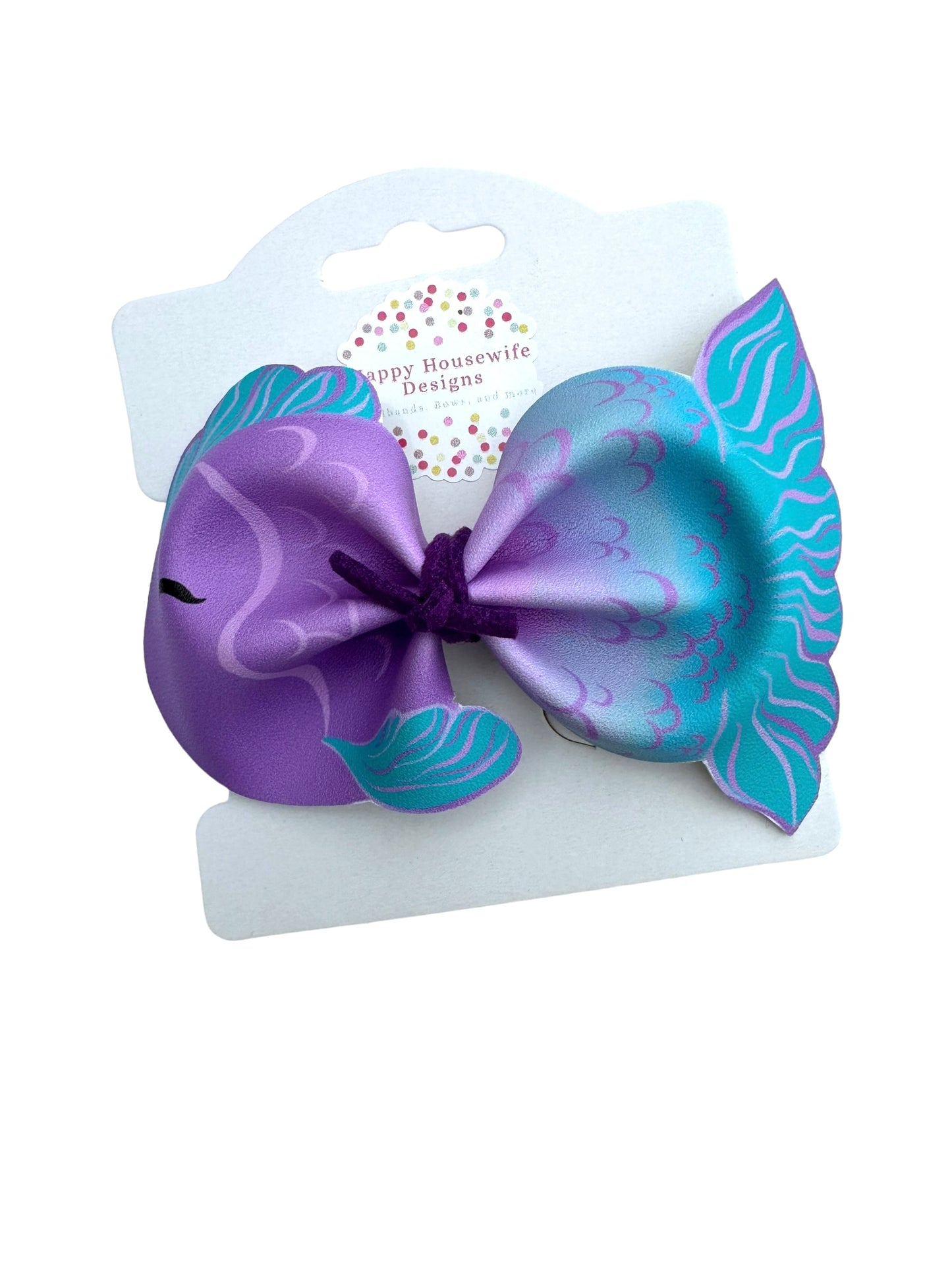 Ombre Fish Hair Bows