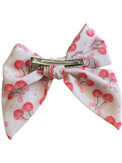 Cherry Bow Hair Bows for Girls | Kids Hair Accessories