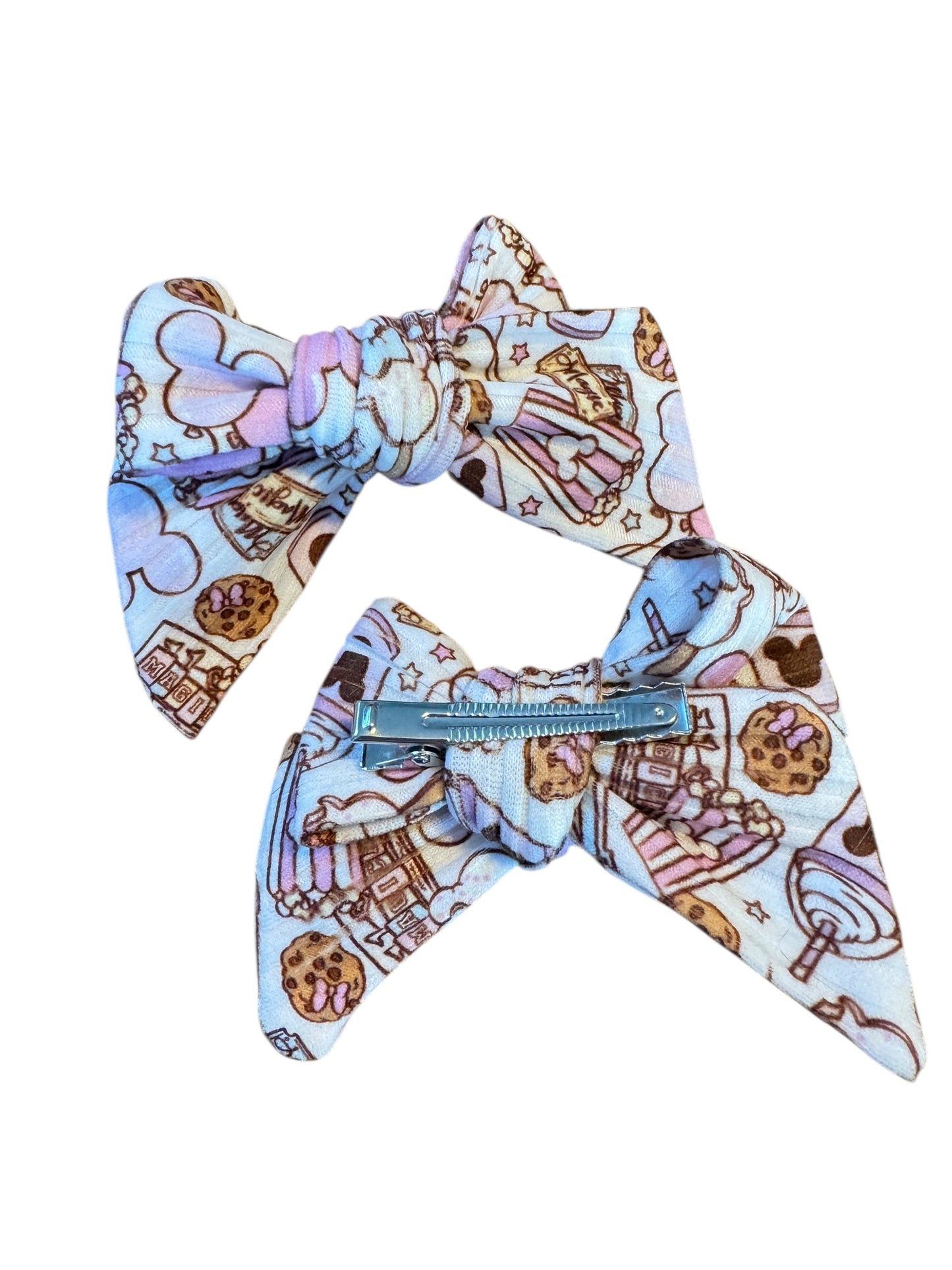 Mouse Snacks Hair Bows