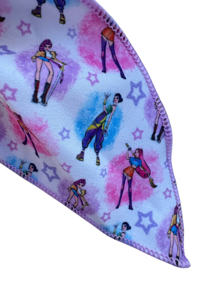 White K-Pop Hair Bows for Little Girls