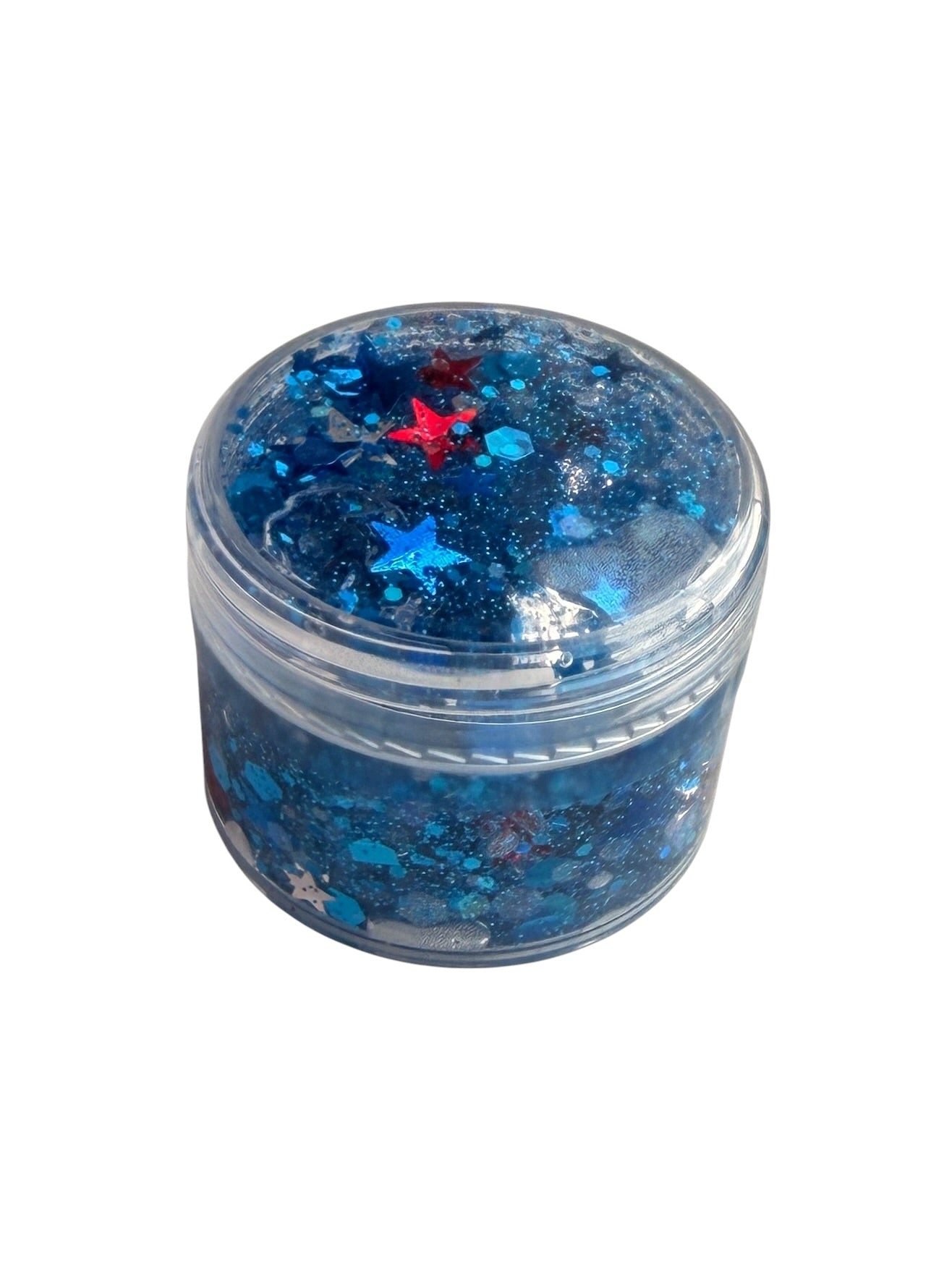 Blue 4th of July Glitter Hair & Body Gel