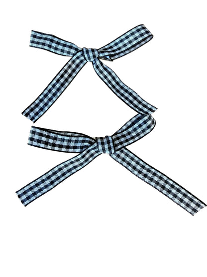 Gingham Mini Hair Bows & Headbands for Kids – Everyday Bow in 10 Colors