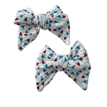 4th of July Bomb Pop Hair Bows