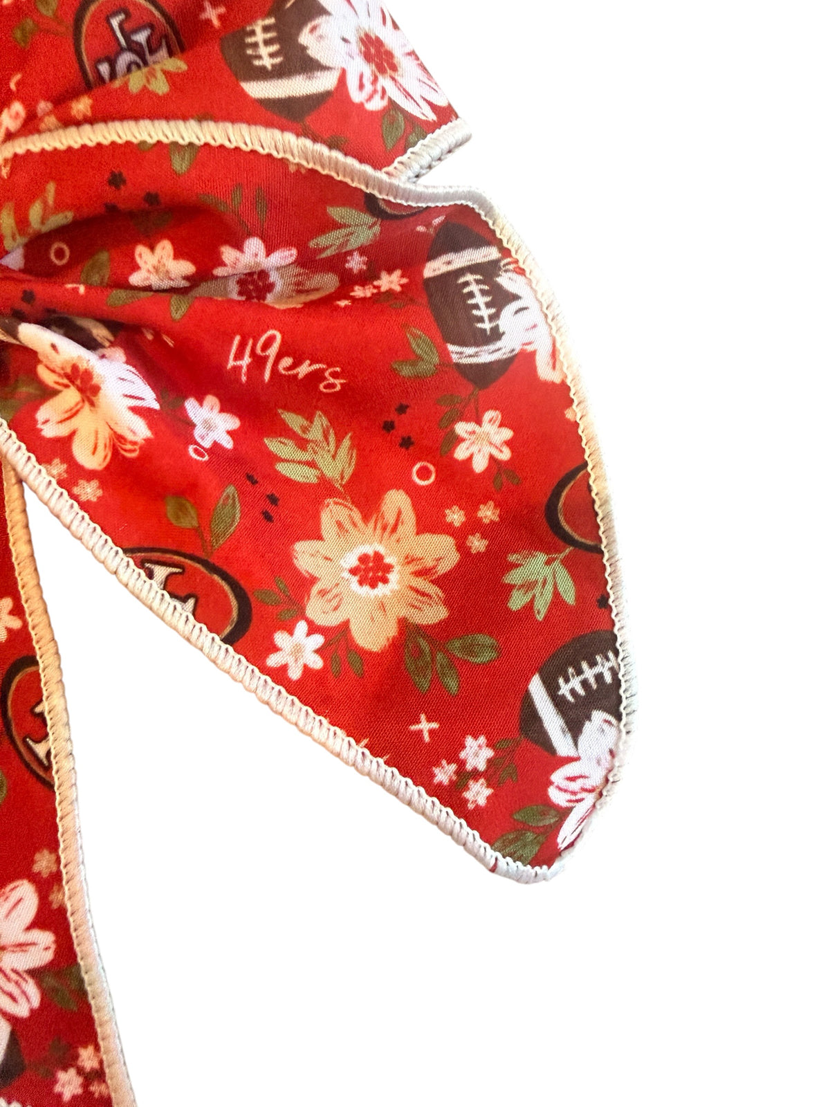 49er Football Team Hair Bows and Headbands