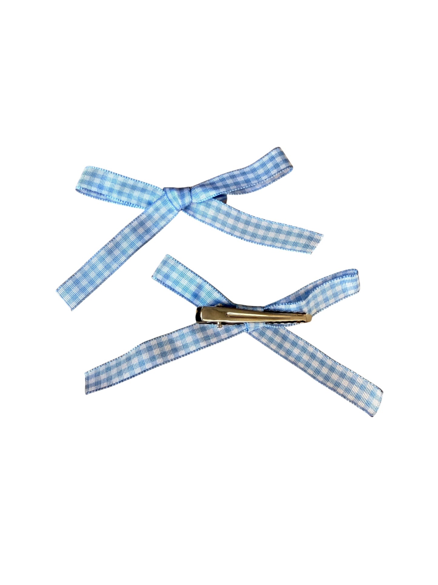 Gingham Mini Hair Bows & Headbands for Kids – Everyday Bow in 10 Colors