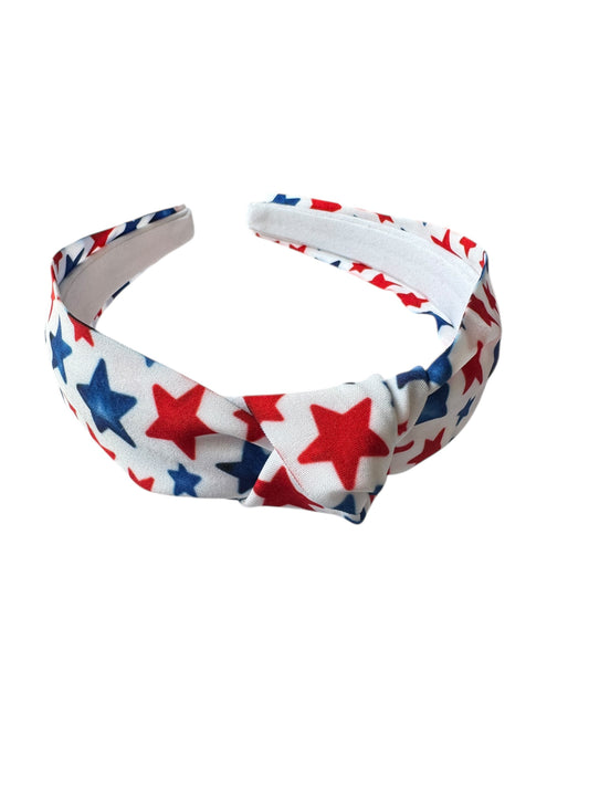 *Red & Blue Stars Headband