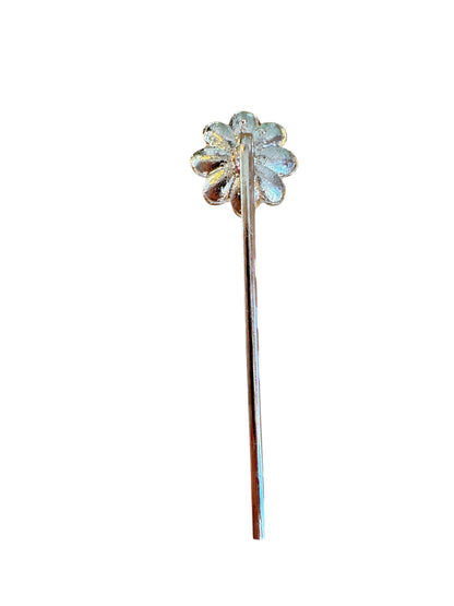 White Daisy Flower Bobby Pins for Girls