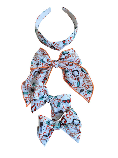 Showgirl Hair Bows - Concert & Everyday Fan Accessories