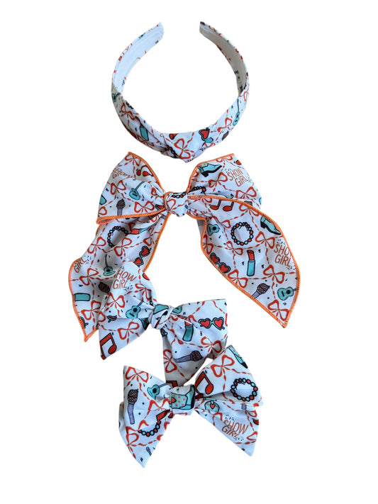 Showgirl Hair Bows - Concert & Everyday Fan Accessories