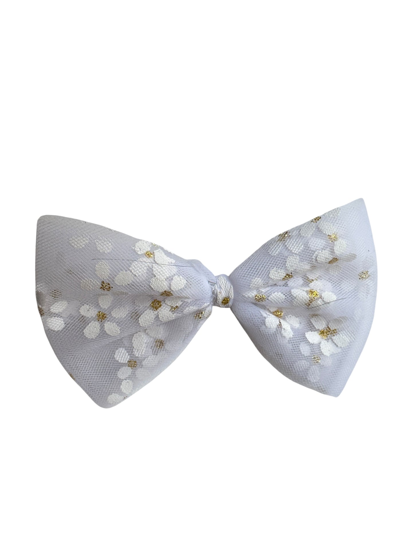 Daisy Tulle Hair Bows for Babies & Toddlers | Spring Flower Hair Accessories