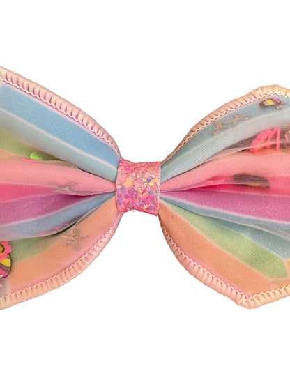Pastel Pencil Shaker Hair Bows for Girls