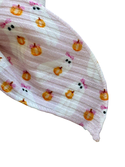 Pink Ghost with Hair Bow | Halloween Bows for Kids & Toddlers