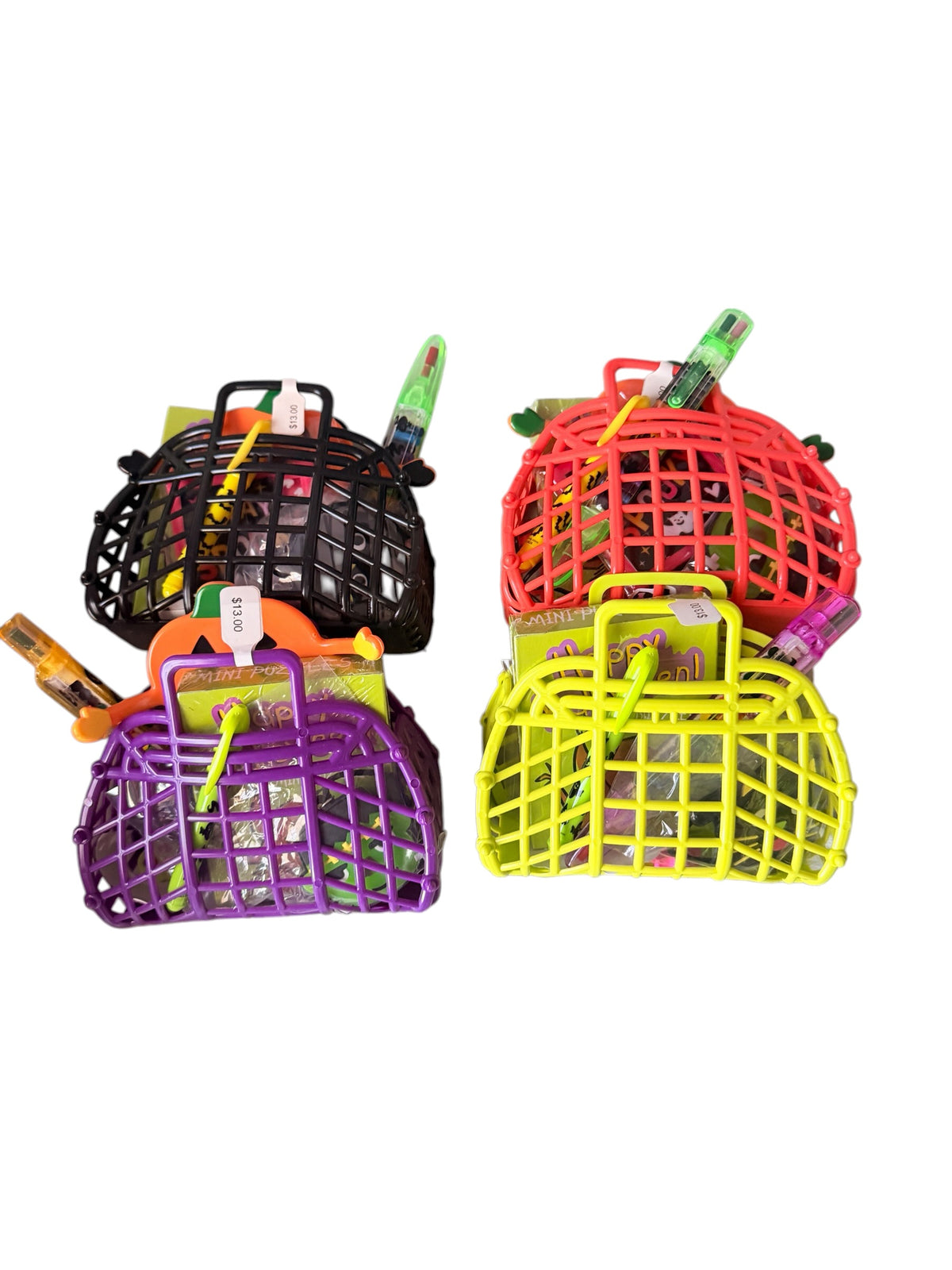 Halloween Boo Basket for Girls - Hair Accessory Set with Hair Gel Glitter