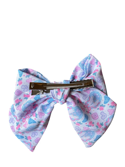 Pink Castle Coquette Hair Bows for Girls