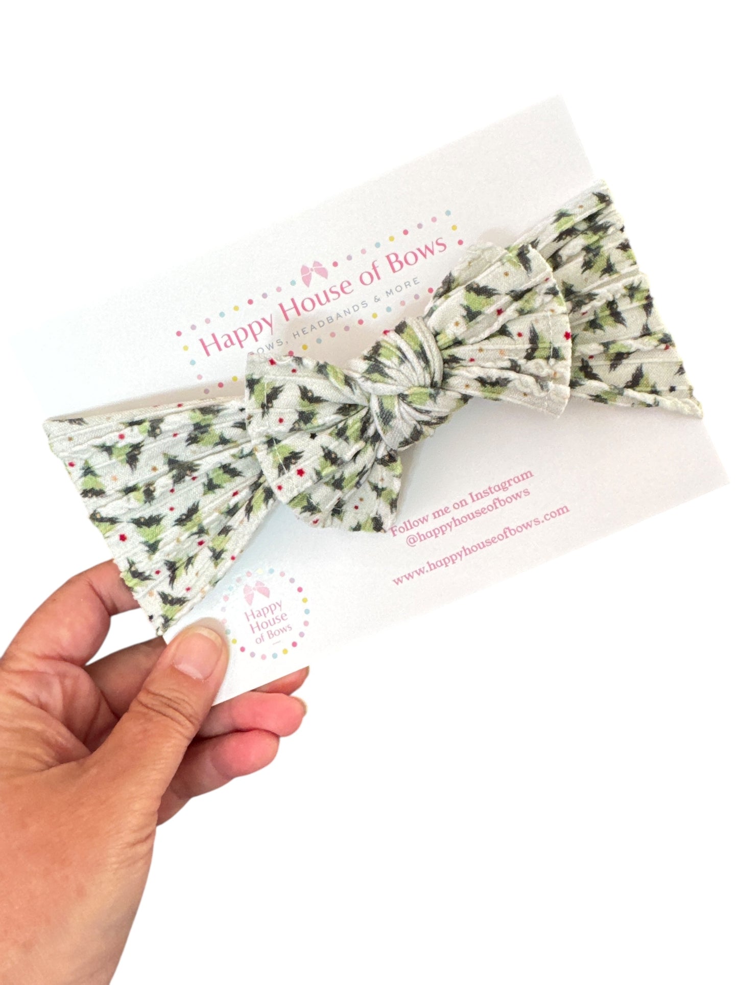 Christmas Baby Headwrap - Soft Stretchy Holiday Headband for Newborns & Infants