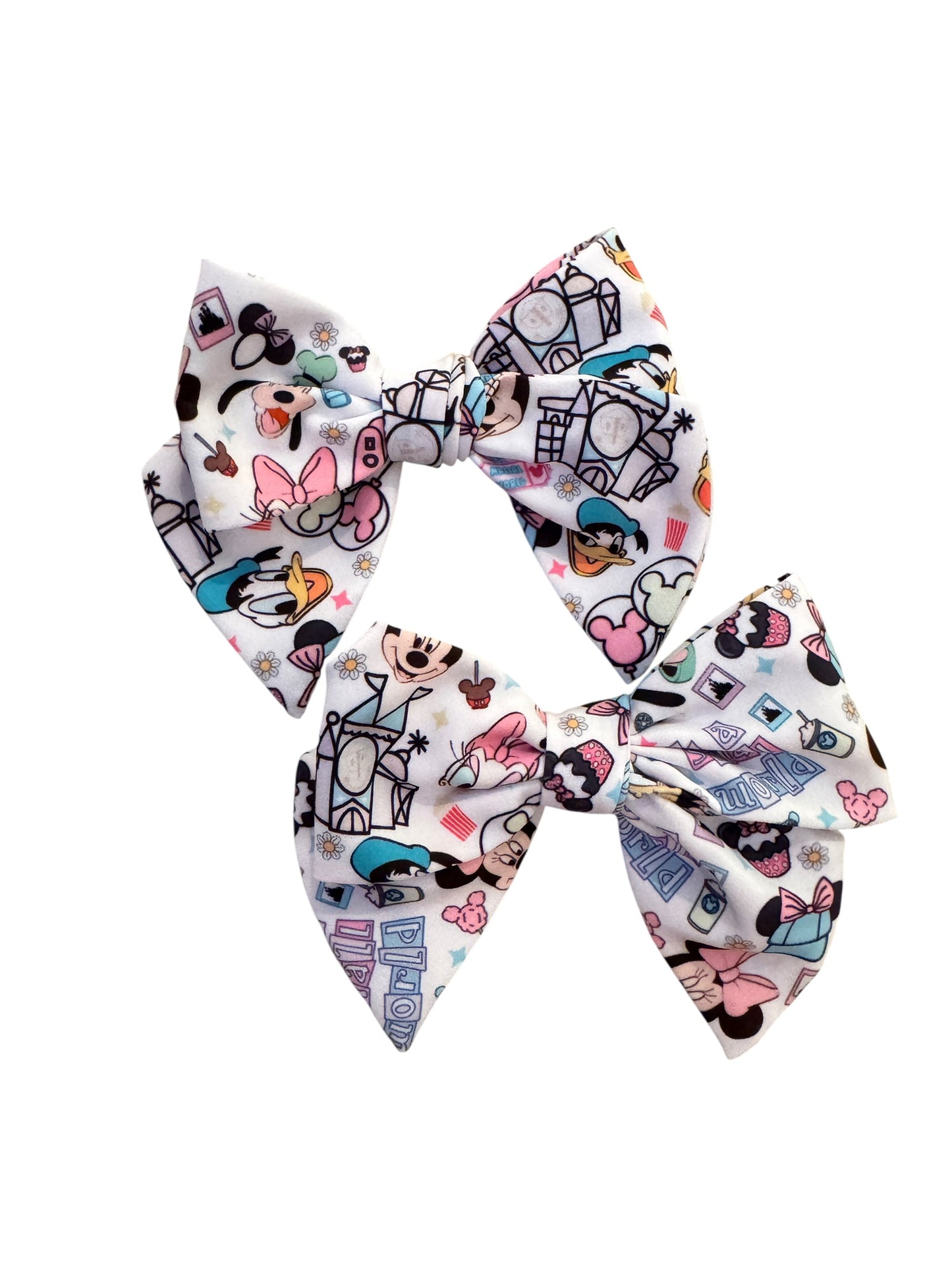 Pink Magic Park Hair Bows for Girls