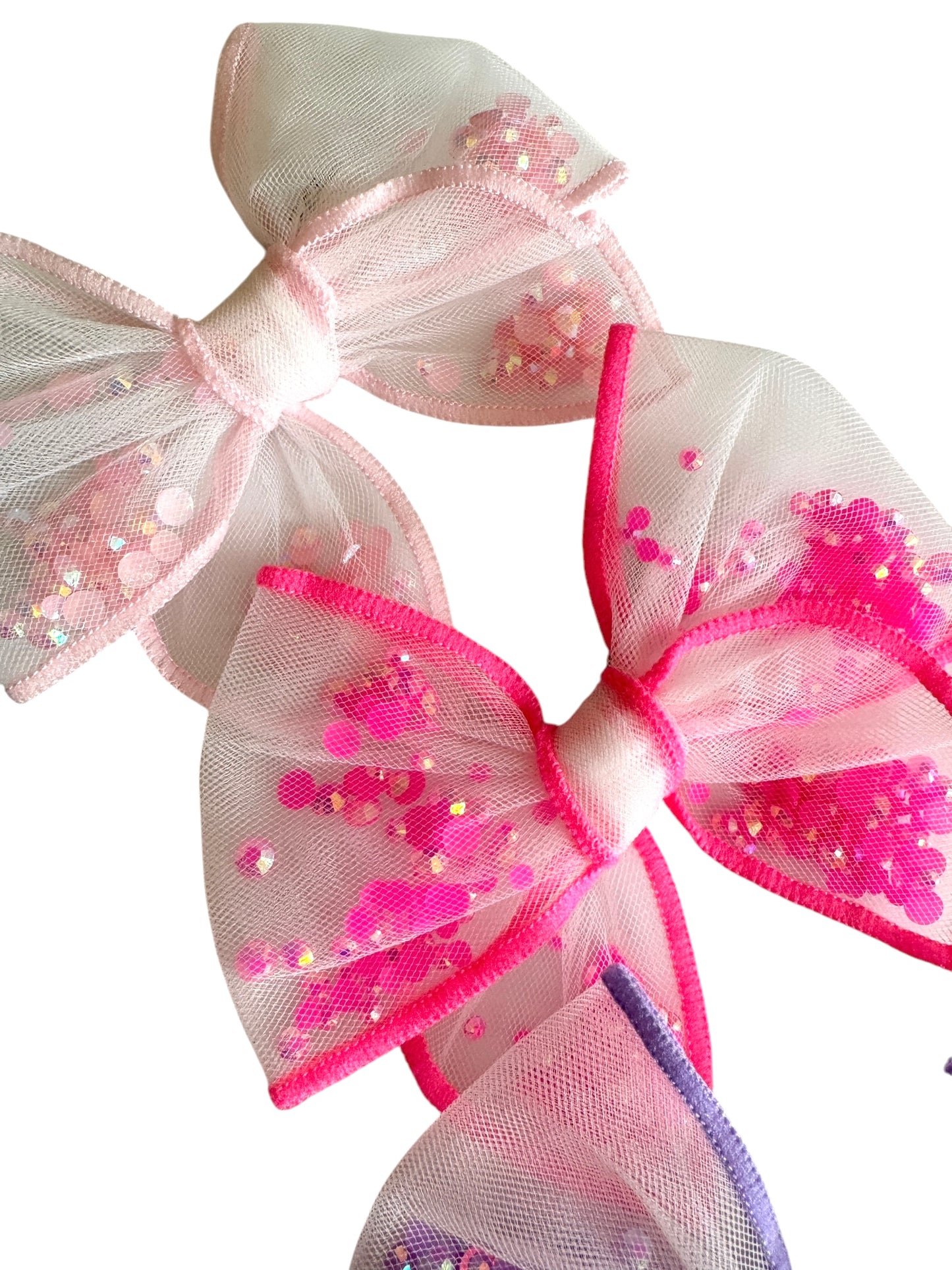 *Glitter Shaker Hair Bows