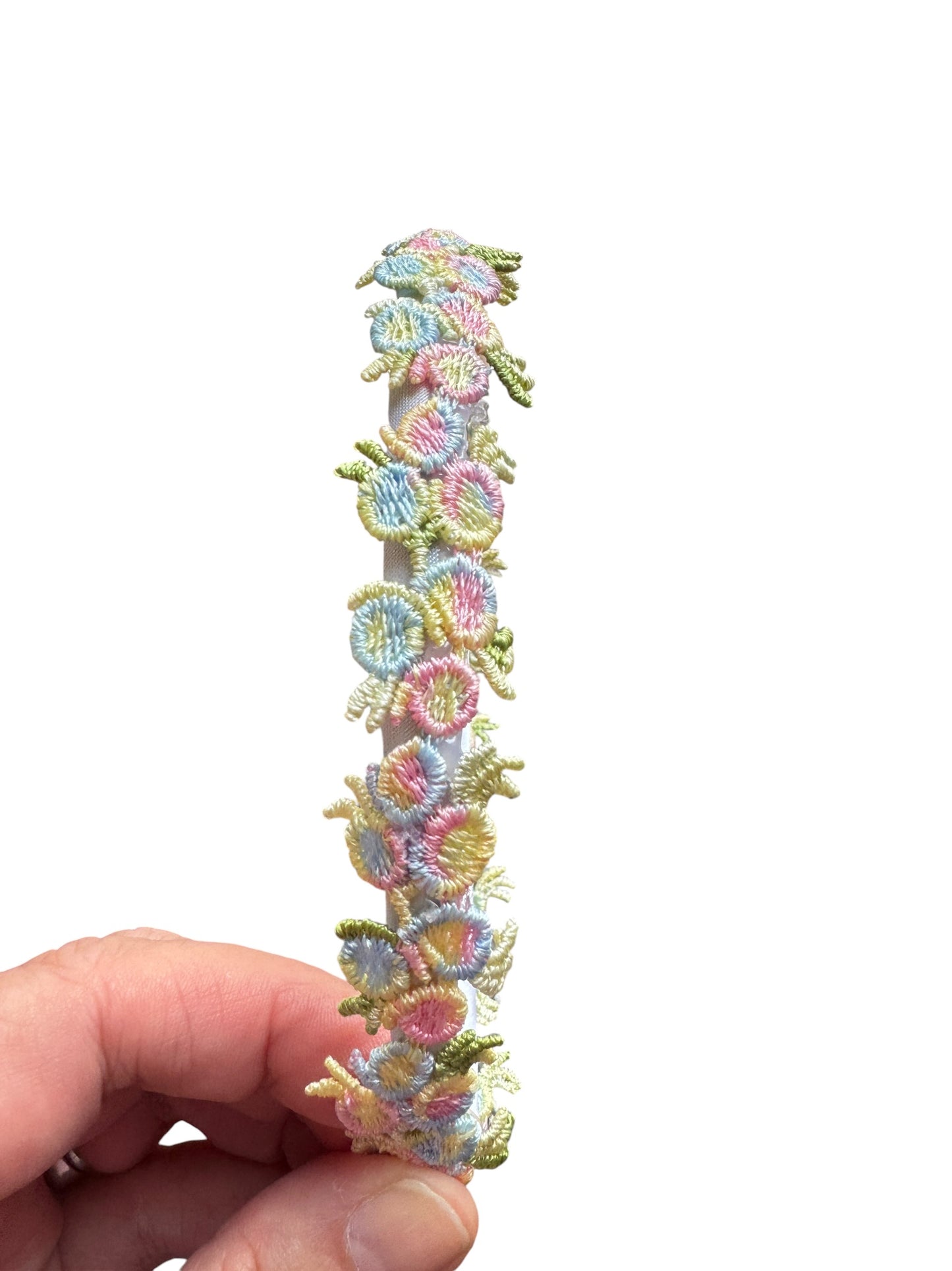 Pastel Floral Headband | Satin Headband for Women, Teens & Girls