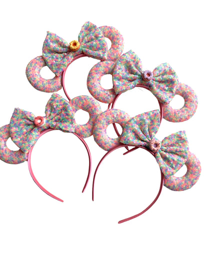 *Confetti Donut Mouse Ear Headband