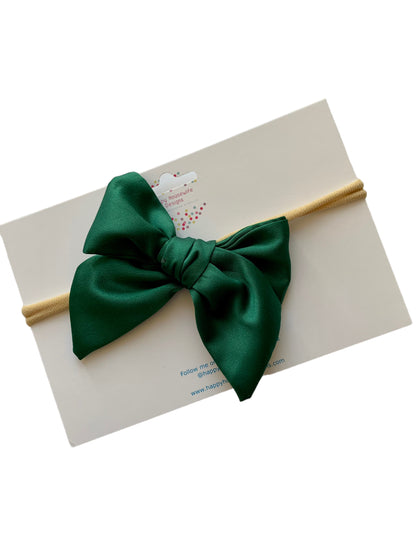 Holiday Satin Hair Bows