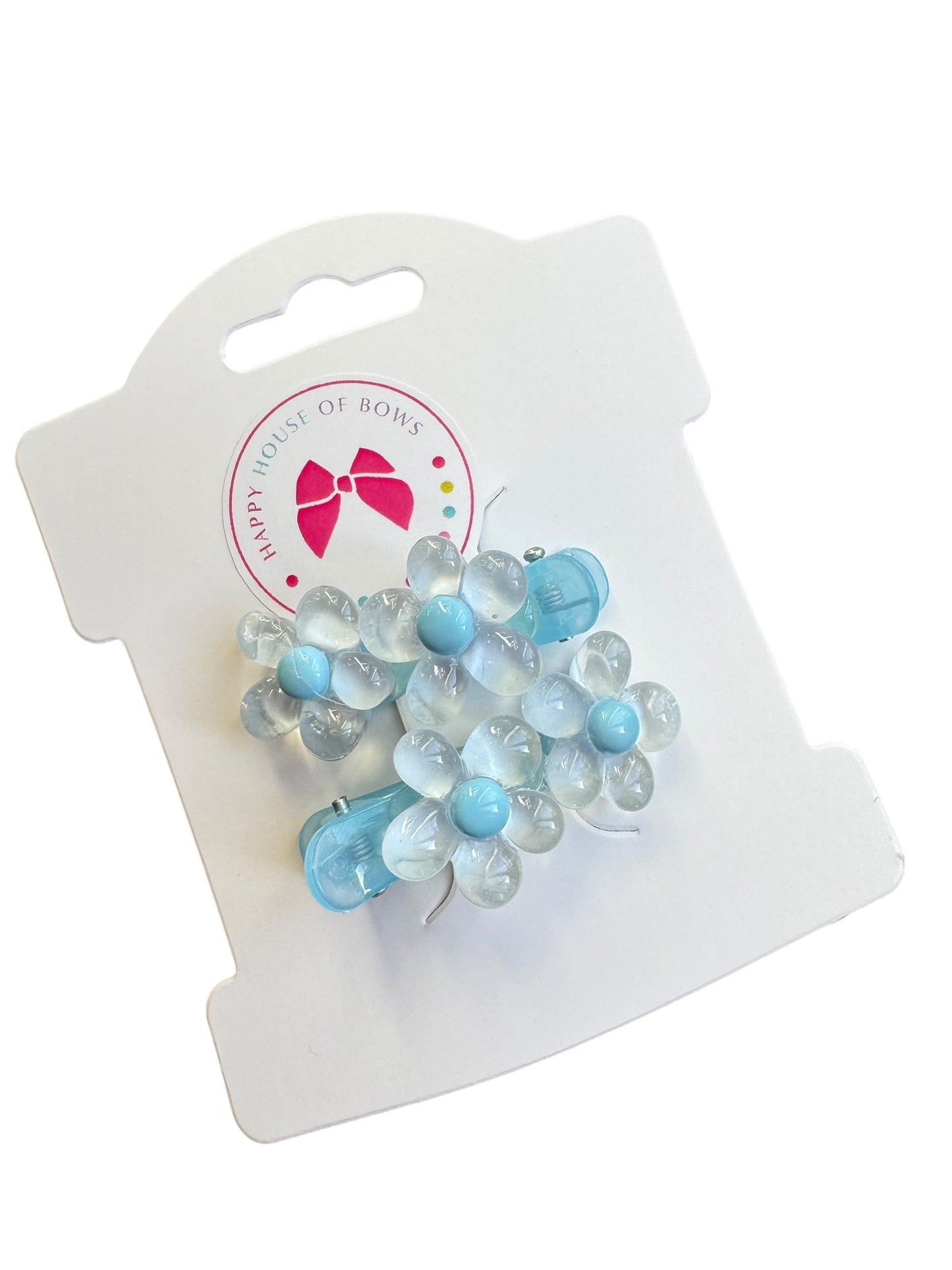 Baby Flower Hair Clips - Spring Snap Clips for Toddlers & Babies