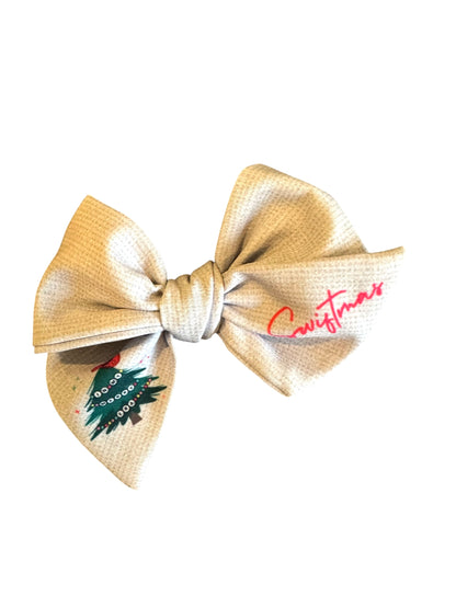 *White Swiftmas Hair Bows