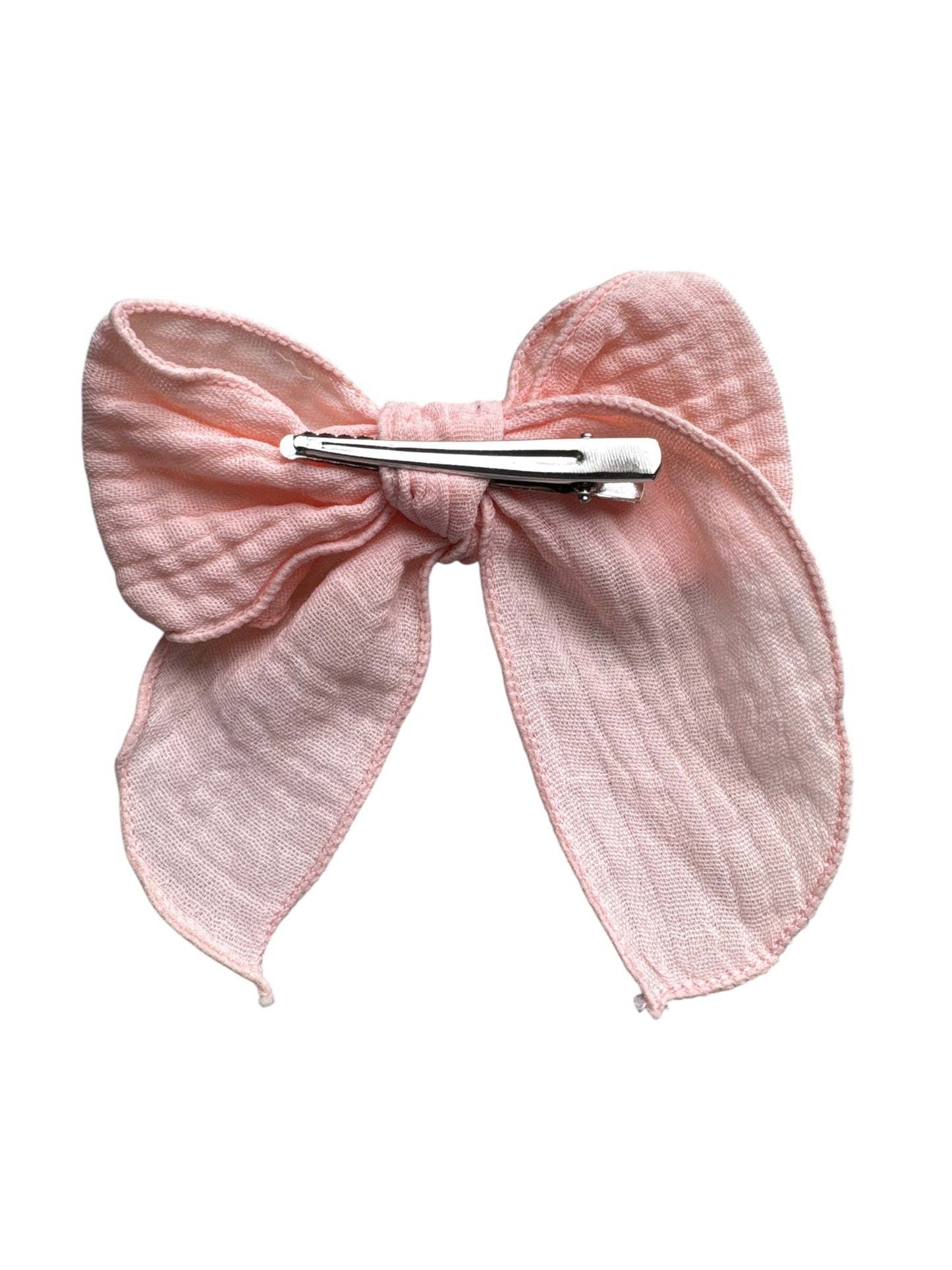 Spring Muslin Hair Bows for Girls | Alligator Clip Bows