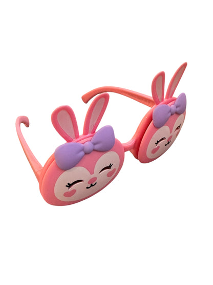 Pink and Purple Bunny Sunglasses for Toddlers Ages 3 - 10 | Kids UV Protection