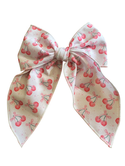 Cherry Bow Hair Bows for Girls | Kids Hair Accessories