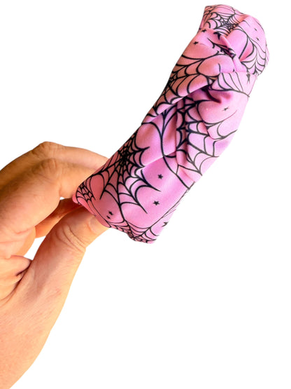 Pink Spider Web Headband – Halloween Headbands for Girls