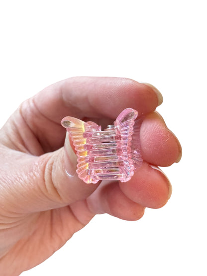 Mini Butterfly Claw Clips for Girls | Non-Slip Hair Clips Set