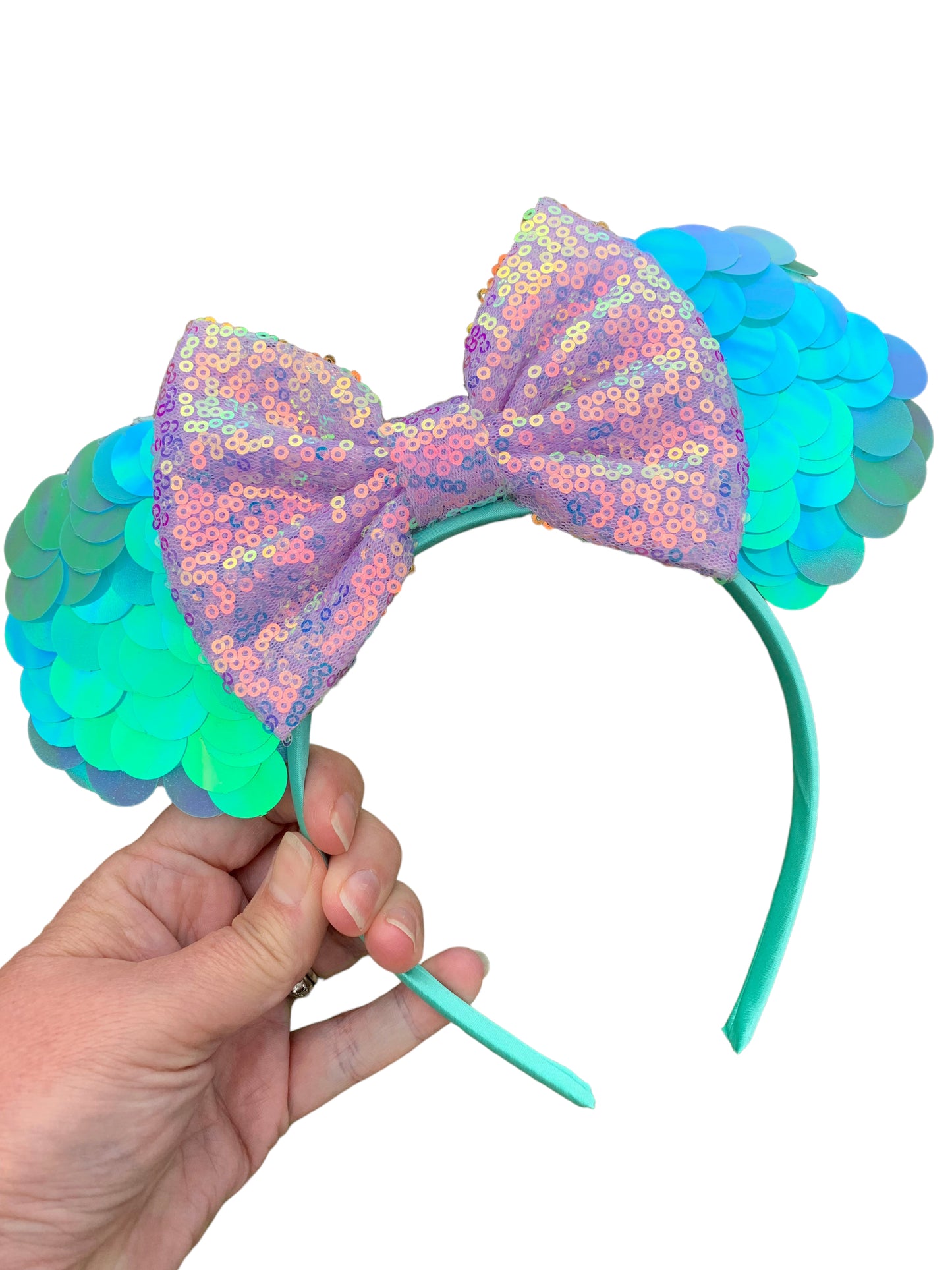 *Mermaid Mouse Ear Headband