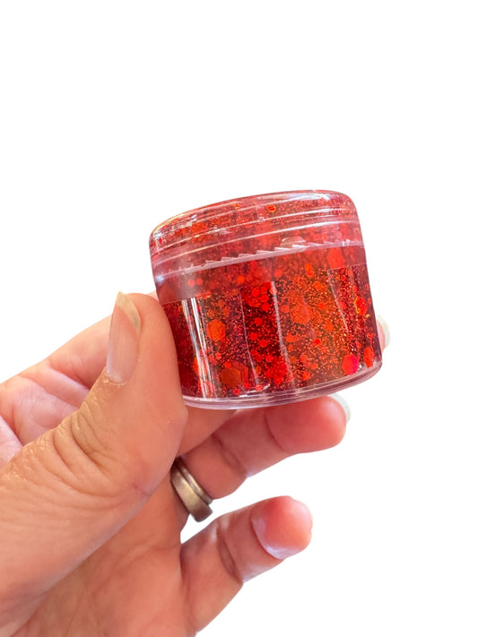 Glitter Hair & Body Gel for Kids – Sparkle in Red | Holiday & Party Glitter